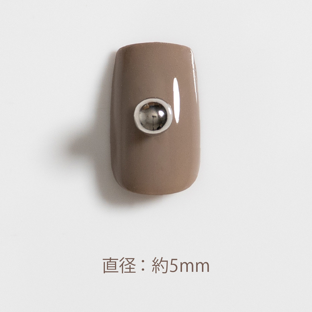 エメナ アートパーツ ローリングボール シルバー 5mm 20個 E-AP025