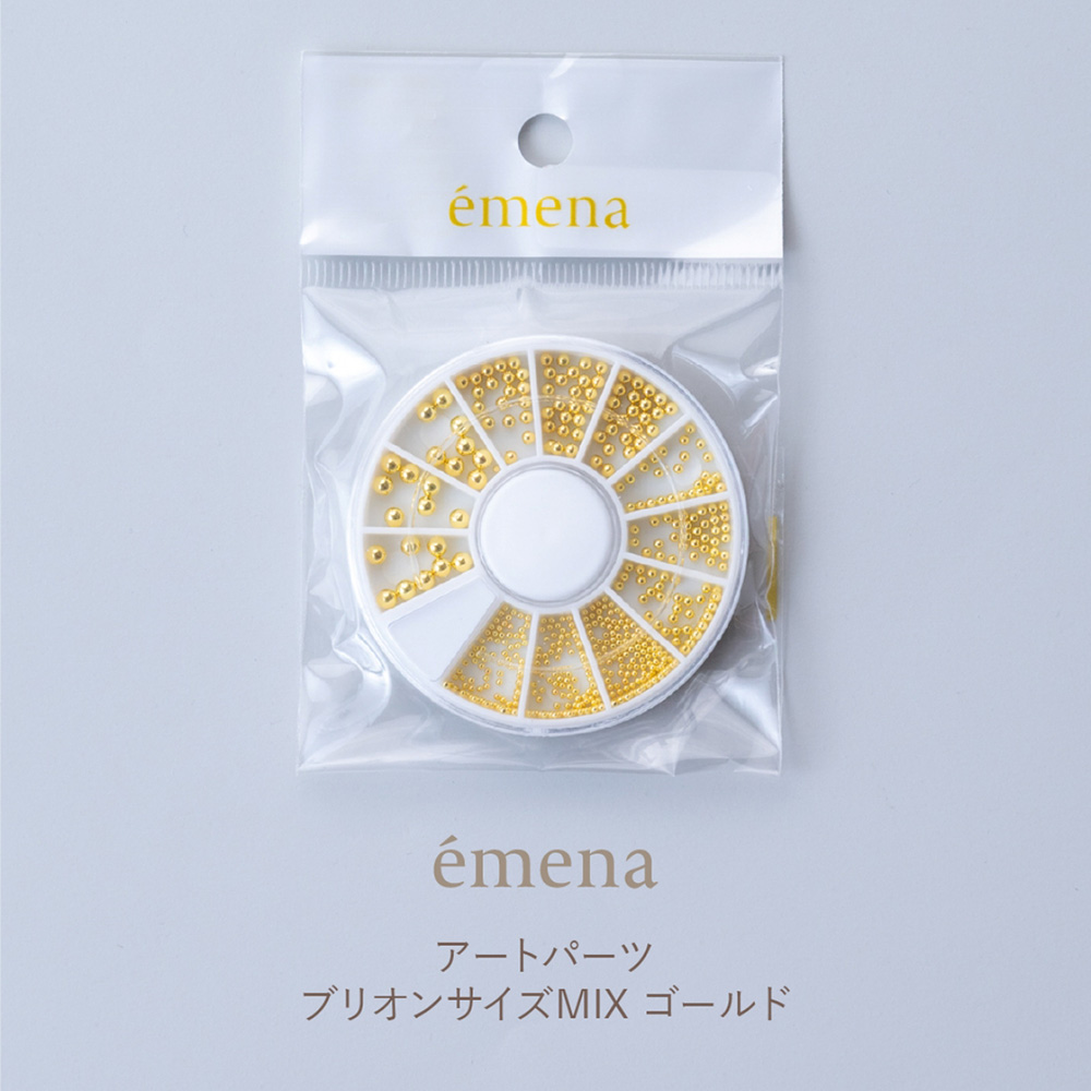 エメナ アートパーツ ブリオンサイズMIX ゴールド E-AP026