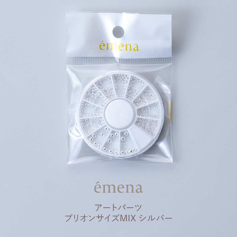 エメナ アートパーツ ブリオンサイズMIX シルバー E-AP027