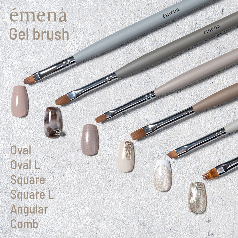 エメナ ジェルブラシ オーバルL E-BROL