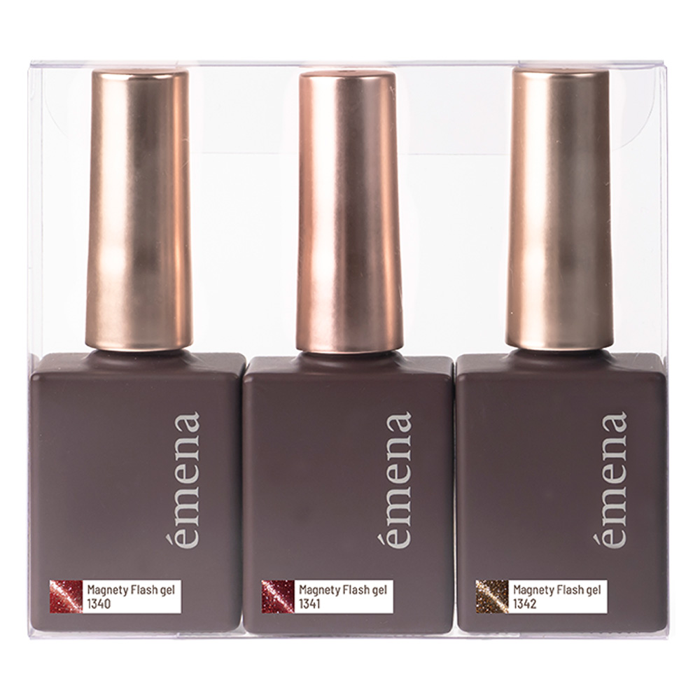 エメナ マグネティフラッシュジェル 8g 3色セット 1340-1342 EMENA-MF3M