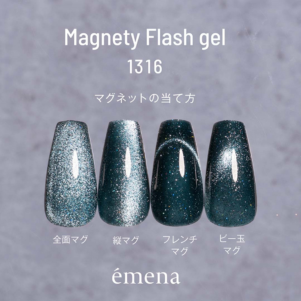 エメナ マグネティフラッシュジェル 8g ミッドナイトゾーン 1318 E-MF1318