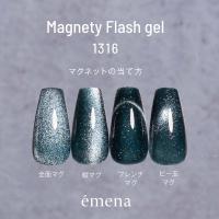 エメナ マグネティフラッシュジェル 8g ミッドナイトゾーン 1318 E-MF1318