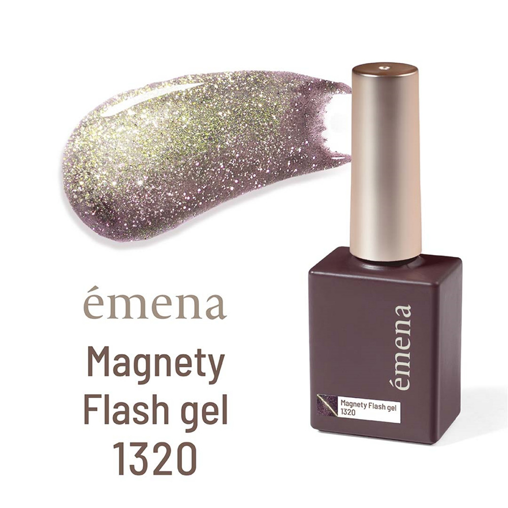 エメナ マグネティフラッシュジェル 8g パープルヘイズギャラクシー 1320 E-MF1320