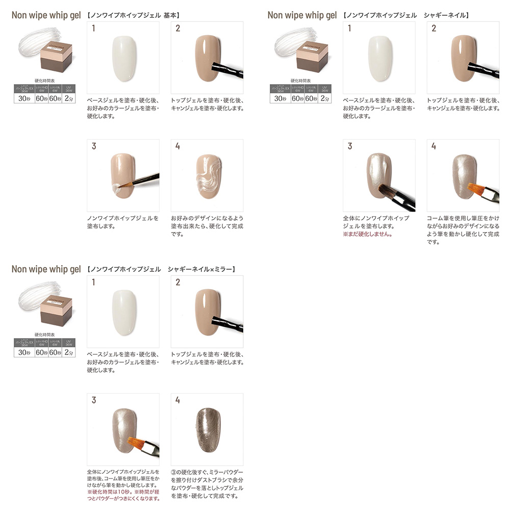 エメナ ノンワイプホイップジェル 4g 1400 E-WP1400