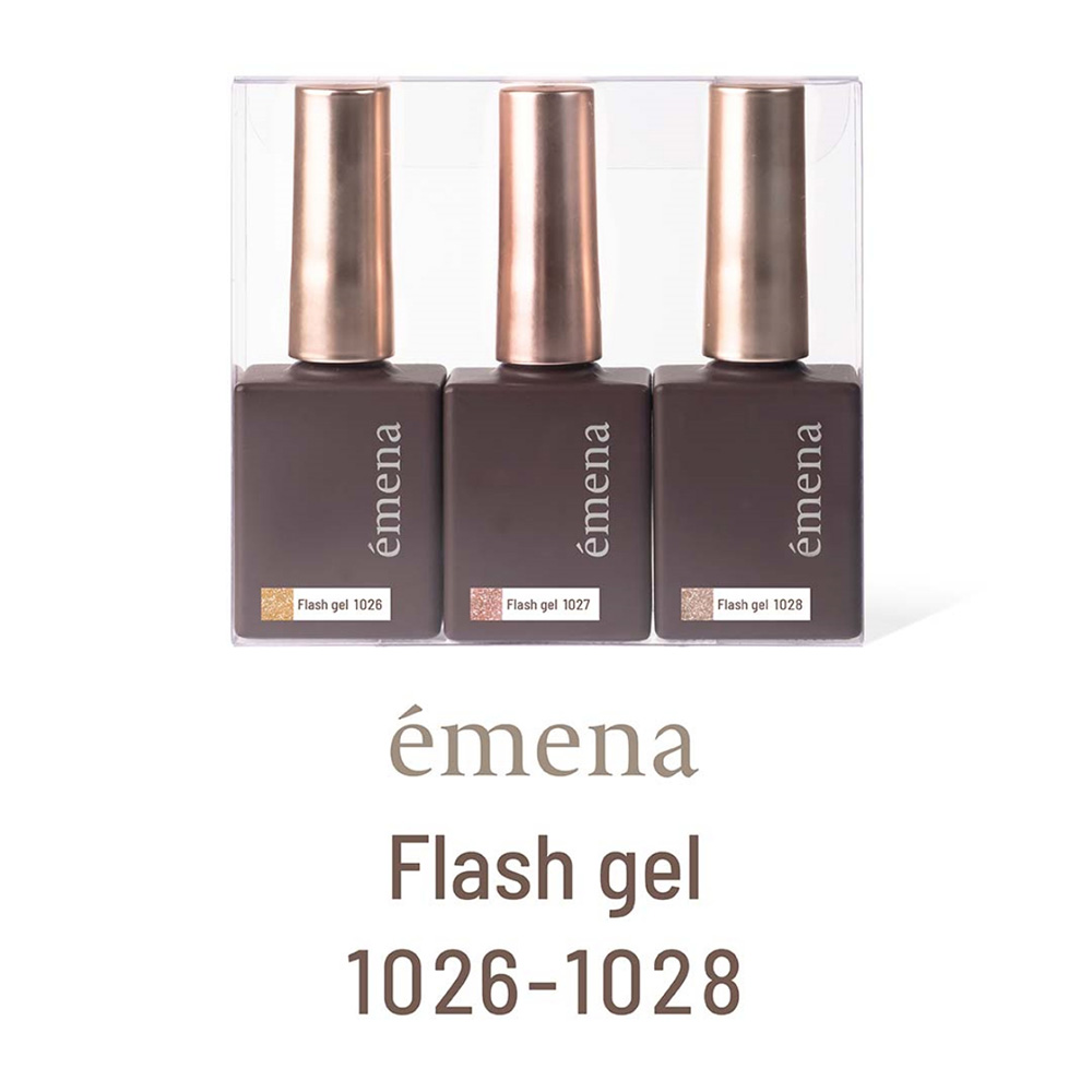 エメナ フラッシュジェル 8g 3色セット 1026-1028 EMENA-FL3A