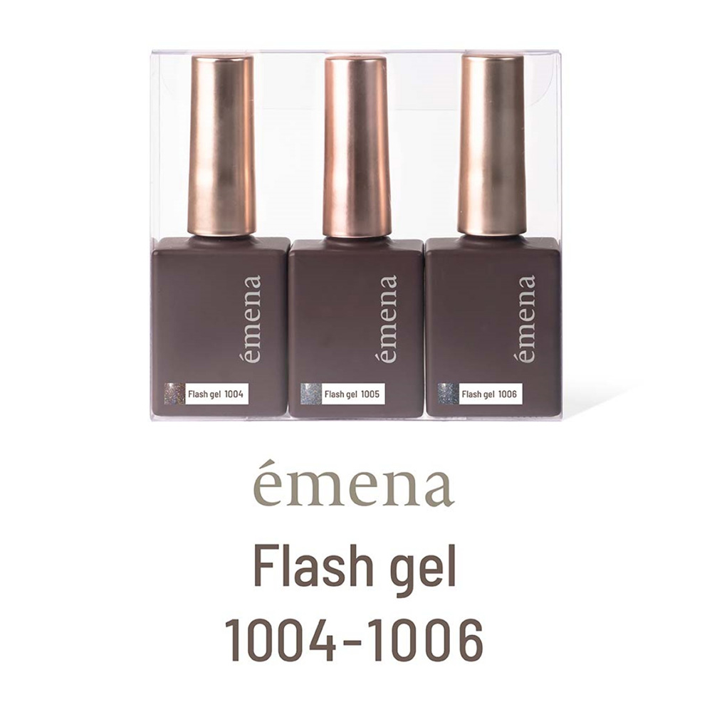 エメナ フラッシュジェル 8g 3色セット 1004-1006 EMENA-FL3F