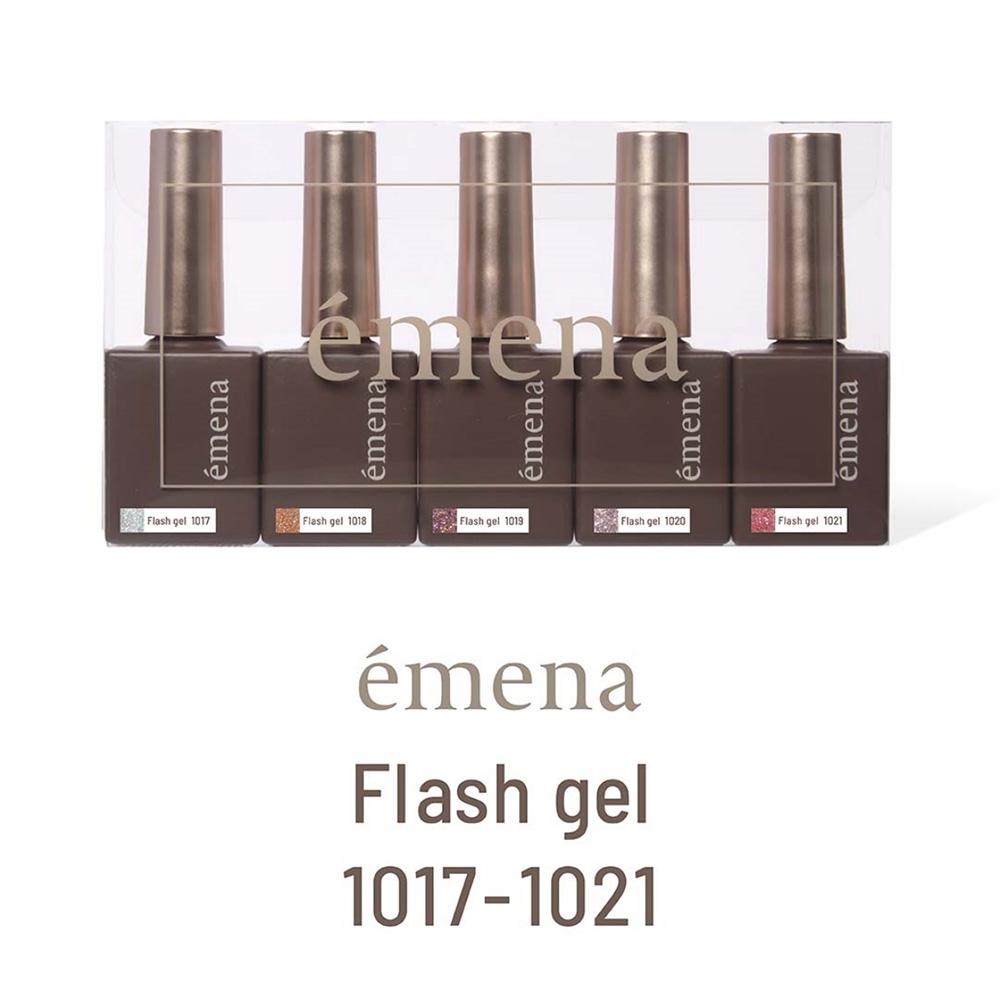エメナ フラッシュジェル 8g 5色セット 1017-1021 EMENA-FL5E