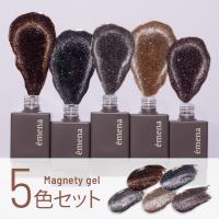 エメナ マグネティジェル 8g 5色セット 0536-0540 EMENA-MG5F
