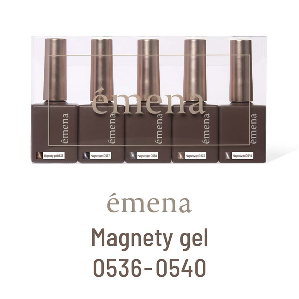 エメナ マグネティジェル 8g 5色セット 0536-0540 EMENA-MG5F / NES