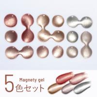エメナ マグネティジェル 8g 5色セット 0541-0545 EMENA-MG5G