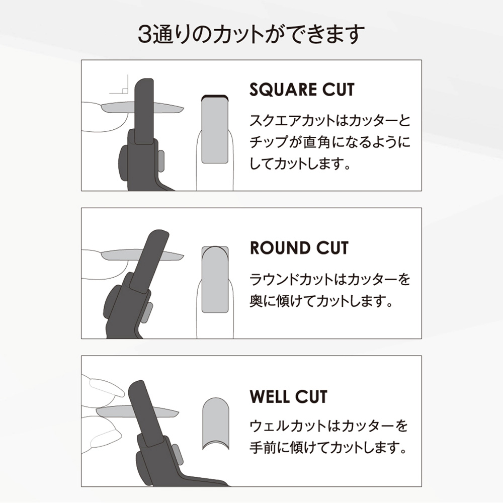 プリアンファ ネイルチップカッター 《BL》 NCC-BL