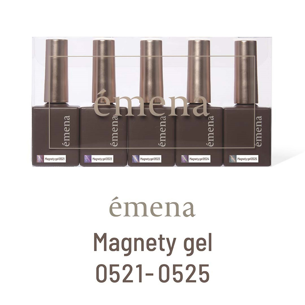 エメナ マグネティジェル 8g 5色セット 0521-0525 EMENA-MG5M