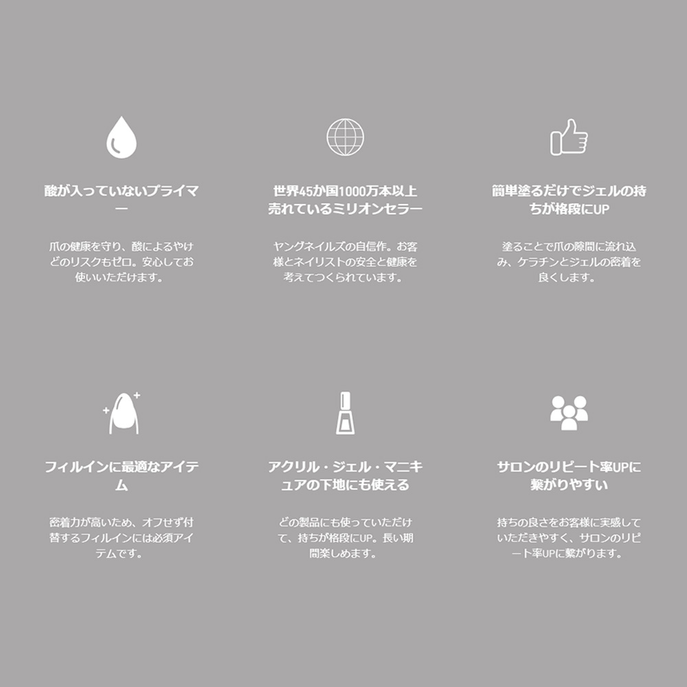 ヤングネイル ノンアシッドプライマー プロテインボンド 7ml
