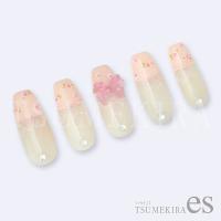 ツメキラes 小花 ピンク ES-SFL-002