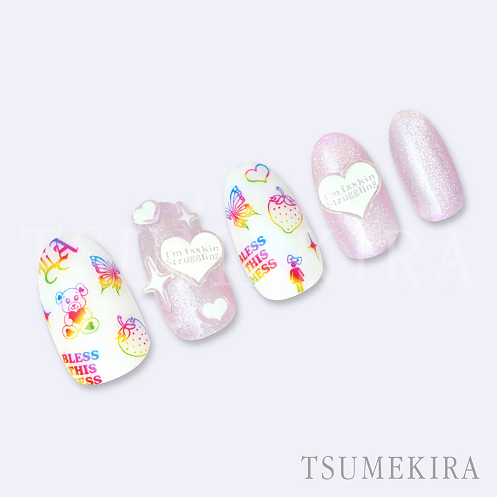 ツメキラ BritneyTOKYOプロデュース カーニバルマルチカラー NN-BTK-024