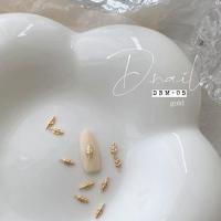 D.nail デコパーツ DBM-05 8.5×3mm 10P ゴールド #889