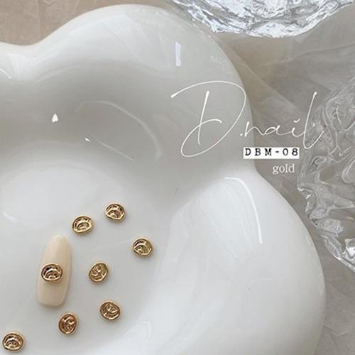 D.nail デコパーツ DBM-08 7×6mm 10P ゴールド #892