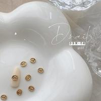 D.nail デコパーツ DBM-08 7×6mm 10P ゴールド #892