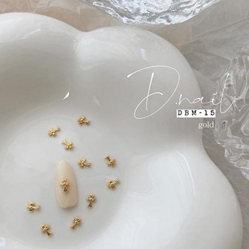 D.nail デコパーツ DBM-15 6.5×4.5mm 10P ゴールド #899