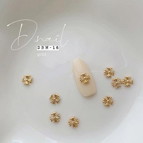 D.nail デコパーツ DBM-16 6×6mm 10P ゴールド #900