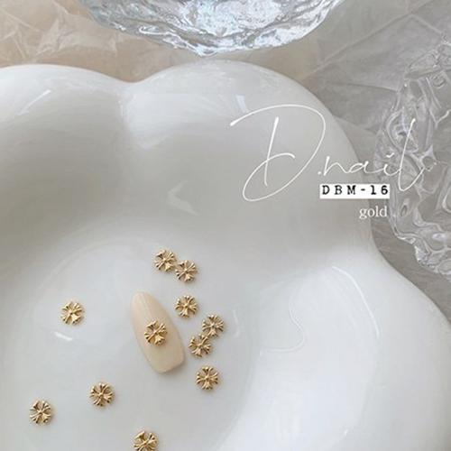 D.nail デコパーツ DBM-16 6×6mm 10P ゴールド #900