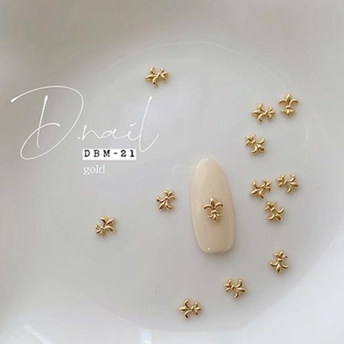 D.nail デコパーツ DBM-21 6×4mm 10P ゴールド #905