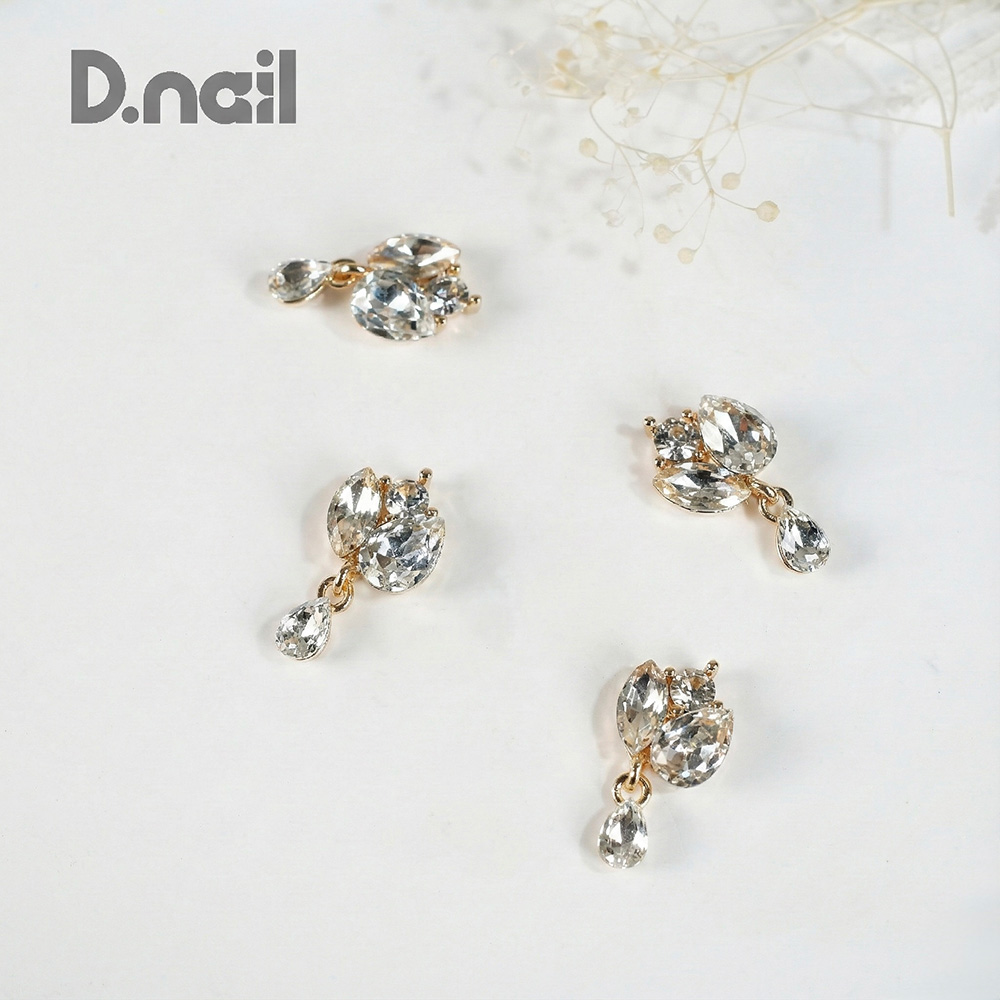 D.nail ファンシーコレクション リトルドロップ ゴールド 2P #8912