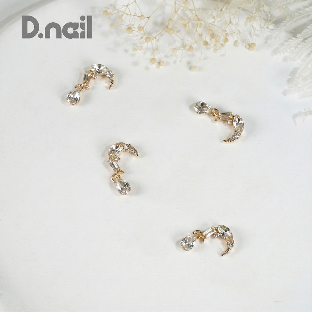 D.nail ファンシーコレクション ルナ ゴールド 2P #8917