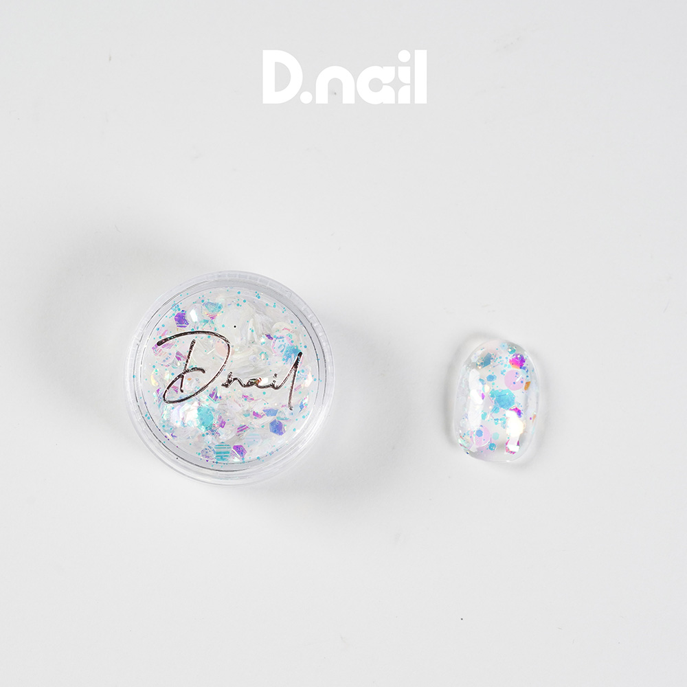 D.nail フレアバブルグリッター 1g 02 #8900 オーロラグロウ