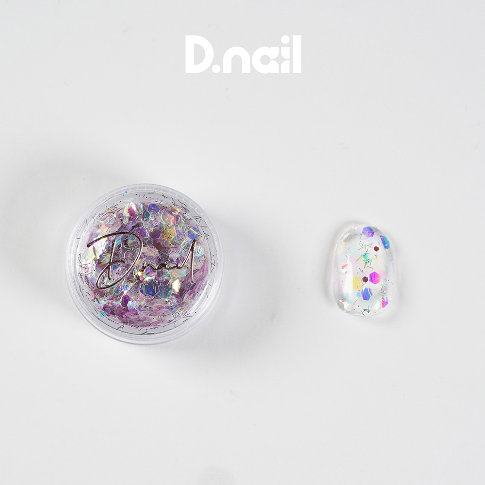 D.nail フレアバブルグリッター 1g 03 #8901 ピュアローズ