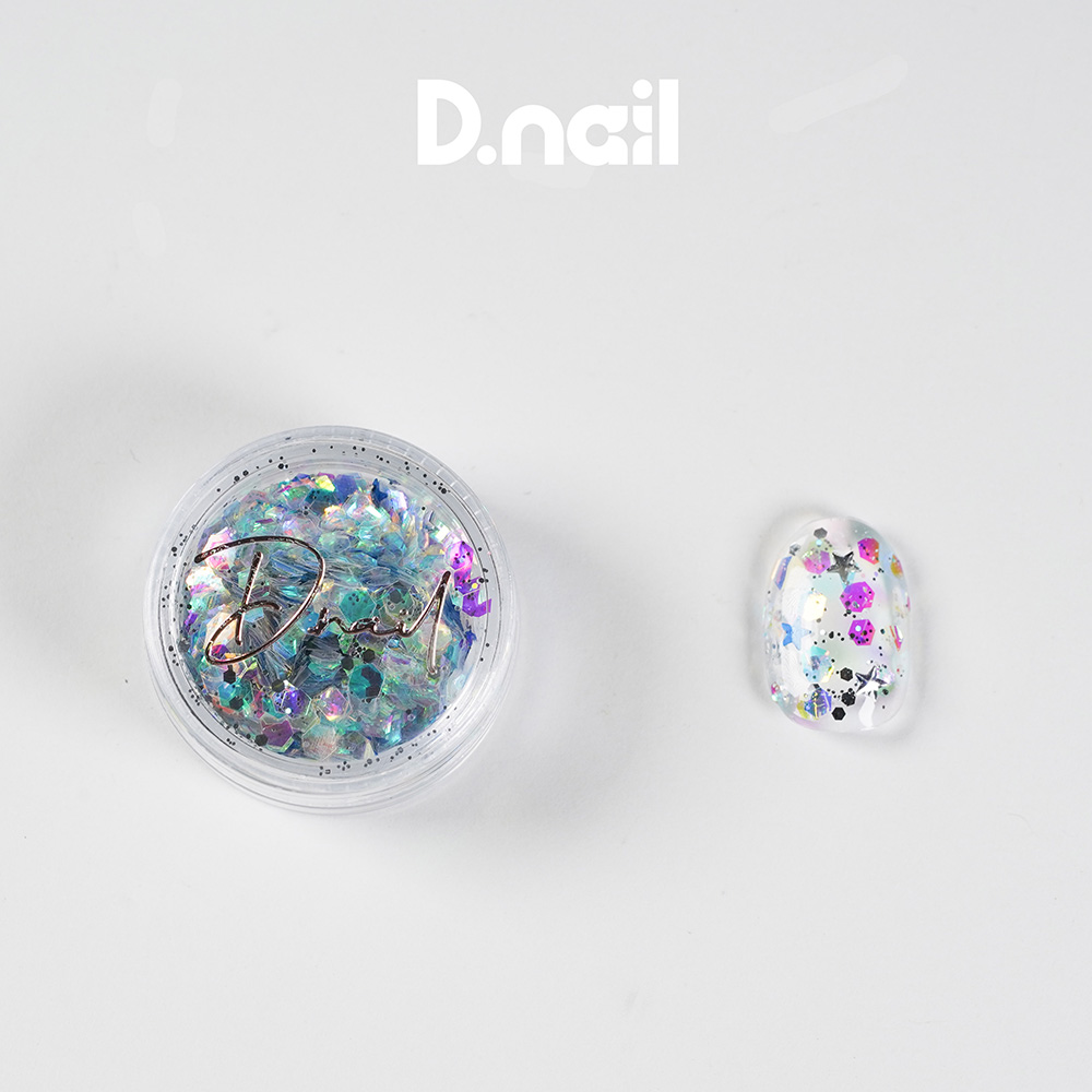 D.nail フレアバブルグリッター 1g 05 #8903 ブルーオーロラ