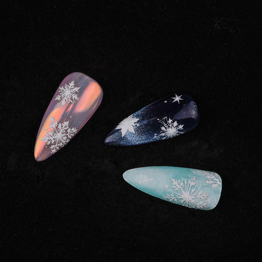 D.nail 雪の結晶シール U01 #7293