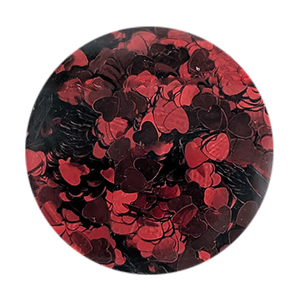 シャルロン ハート 2mm クラシックレッド 1g