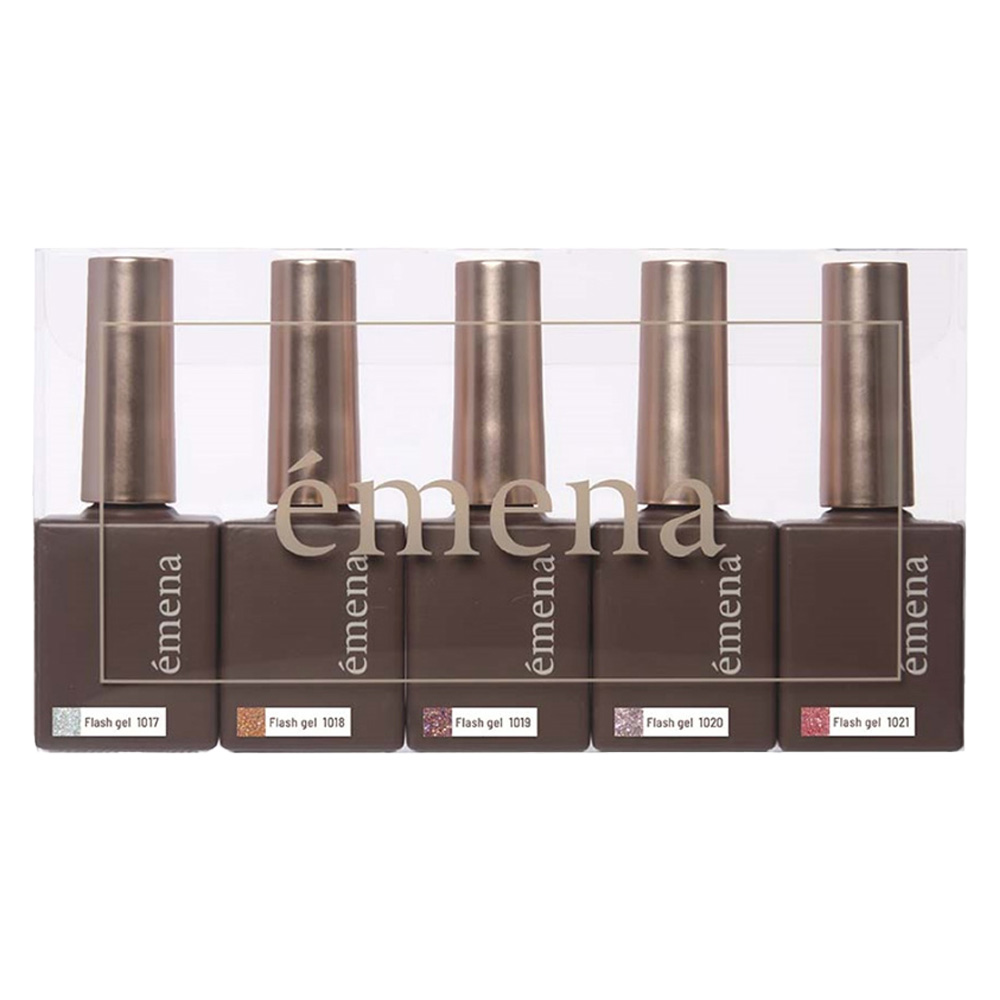 エメナ フラッシュジェル 8g 5色セット 1017-1021 EMENA-FL5E