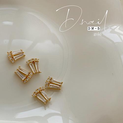D.nail ジュエリービジューパーツ DM-5 9×7mm 2P #575