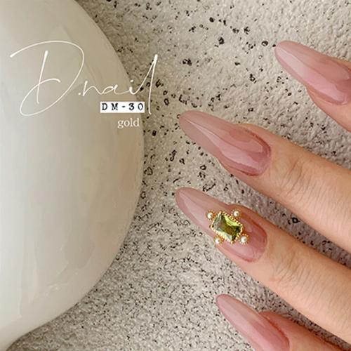 D.nail ジュエリービジューパーツ DM-30 12×10mm 2P #751