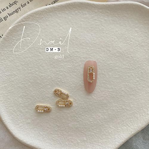 D.nail ジュエリービジューパーツ DM-3 12×5mm 2P #570