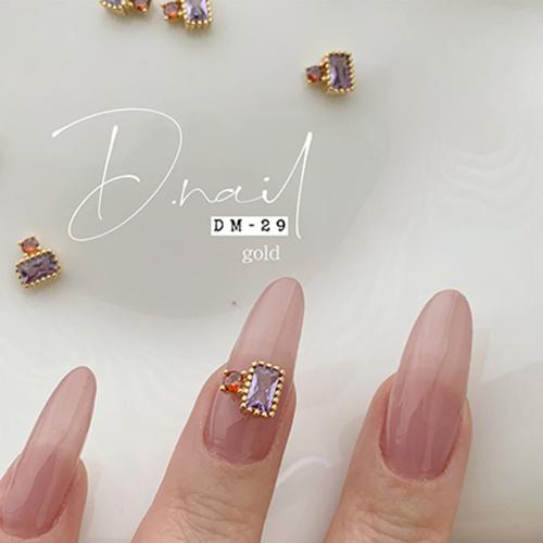 D.nail ジュエリービジューパーツ DM-29 7×6mm 2P #750