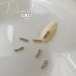 D.nail ジュエリービジューパーツ DM-25 2.5×8.5mm 5P #647