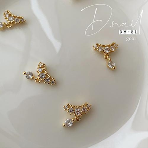 D.nail ジュエリービジューパーツ DM-21 10×13mm 2P #643