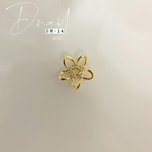 D.nail ジュエリービジューパーツ DM-14 9.33×9.33mm 2P #603