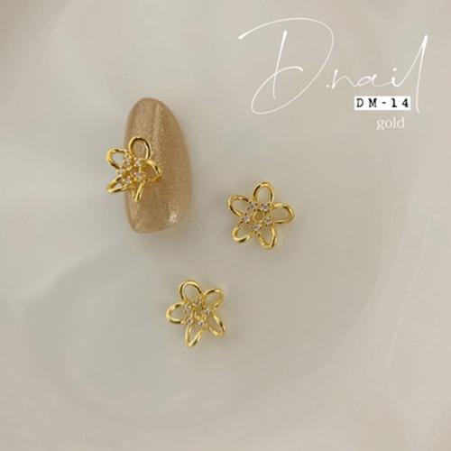 D.nail ジュエリービジューパーツ DM-14 9.33×9.33mm 2P #603