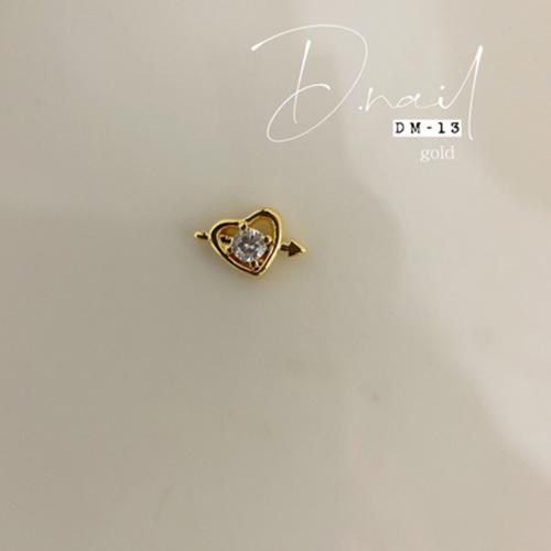 D.nail ジュエリービジューパーツ DM-13 8.38×5.2mm 2P #602
