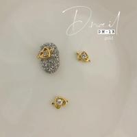 D.nail ジュエリービジューパーツ DM-13 8.38×5.2mm 2P #602