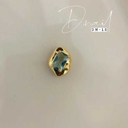 D.nail ジュエリービジューパーツ DM-12 10.45×8.42mm 2P #601