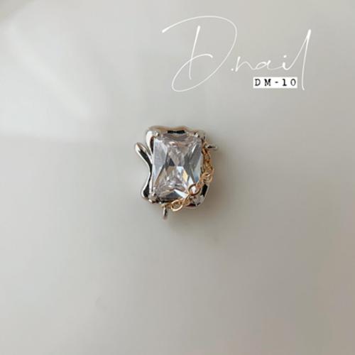 D.nail ジュエリービジューパーツ DM-10 11.34×10.79mm 2P #599