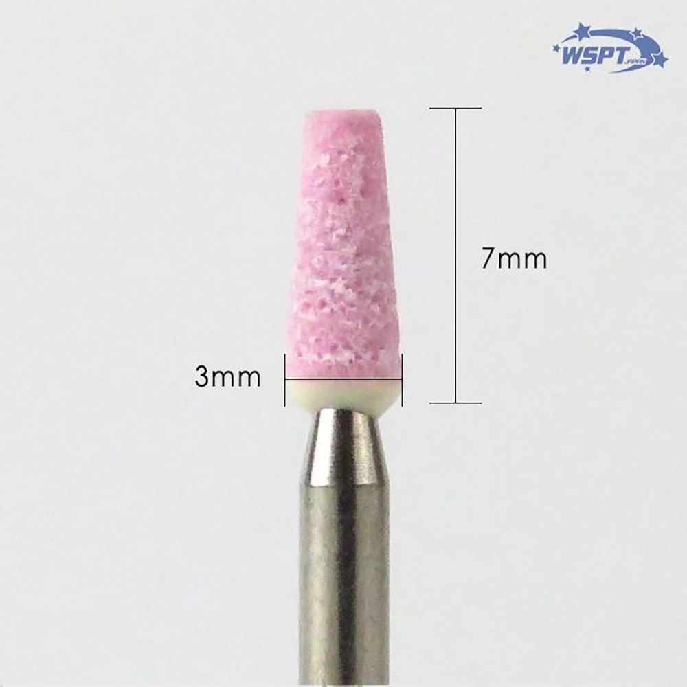 ●WSPT JAPAN ピンクポイントテーパー中#180 3本セット 砥石ビット BC61055