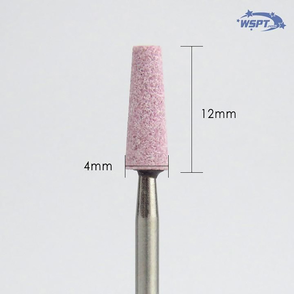 ●WSPT JAPAN ピンクポイントテーパー大#180 3本セット 砥石ビット BC61057