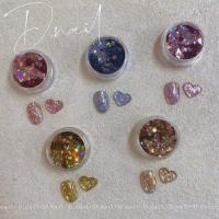 D.nail グリッターホロ 1g flake Pink フレークピンク #454